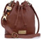 Catwalk Collection Handbags - Damen Leder Umhängetasche Mittelgroß - Beuteltasche/Handtasche - Verstellbarer Schultergurt - ROCHELLE - Hellbraun