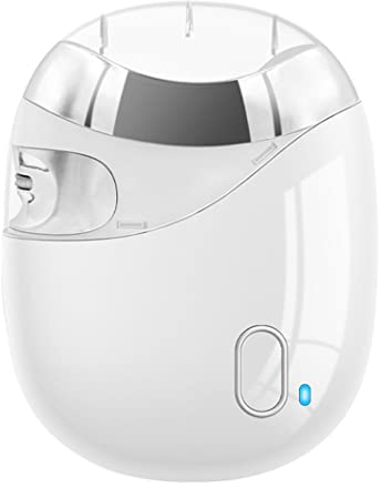 Lancoon Lima de Uñas Eléctrica, Cuchilla Acero Inoxidable con Esquilado Esmerilado Dedos Almacenamiento de Recortes Ahorre Tiempo y Energía para Hogar Bebés Ancianos