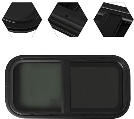Fenêtre basculante pour caravane, camping-car, fenêtre latérale, protection contre les insectes, fermeture éclair, fenêtre de caravane, camping-car, remorque, protection solaire, brise-vue, teinté