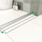 OCEAN ITALY Scarico Doccia a Pavimento 60cm, Canaletta di Scarico con Panello 2in1Piastrellabile, Canalina per Doccia in Acciaio Inox, Set Completo, Regolabile, Sifone Antiodore, Rettangolo