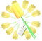 Gadget-Hero Cleaning Brush for Bottles, Set of 12, Bottle Brush Sponge, Washing Up Sponge for Glasses, Scratch-Free Bottle Cleaner with Long Handle, Bottle Sponge, Baby Bottle Cleaner