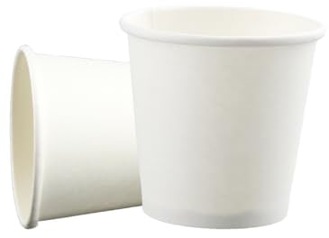 GroveEss 100 PCS 2oz Paper Cups,Disposable White Paper Cups for Hot Cold Drinks,Multi-purpose Small Paper Cups,Disposable Party Supplies for Drinks Coffee Tea Home Office Travel Picnic Mouthwash