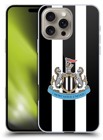 Head Case Designs Officially Licensed Newcastle United Football Club Home 2024/25 Crest Kit Hard Back Case Compatible With Apple iPhone 16 Pro Max