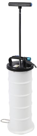 aqxreight Estrattore con Pompa per Vuoto Olio 6,5 ​​Litri, Estrattore di Fluidi Manuale Pneumatico per Fluidi Automobilistici, Olio Facile Pulire con 2 Tubi, Adatto per Auto,