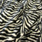Stoff Meterware Zebra Zebrafell schwarz weiß Fellimitat Kunstfell Velour Karneval Fasching Kostüm Fell