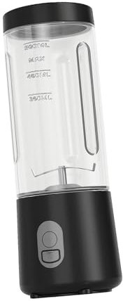 NYCBZ Licuadora portátil, Mini batidora de Mano, Batidos, Comida for bebés, mezcladora de Frutas, máquina de Frutas, exprimidor eléctrico, licuadora for hogar Familiar, Azul(Black)