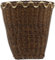 SHINEOFI Mülleimer eleganter Abfallkorb Quadratmüll kann Bad Pop Wurf Rattan ablagekörbe kühlkorb einkaufskorb trash cans Mülltonne im pastoralen Stil Korb aus geflochtenem Papier Abs Brown