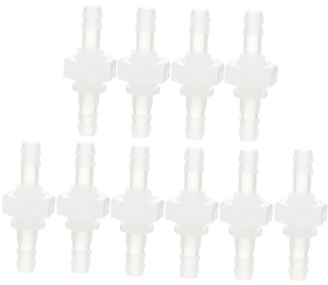 JUMPLAWN 10stücke Teiliges Kunststoff Schlauchadapter Gerade Verbindung Für Wasserleitungen Und Schlauchanschlüsse Langlebig Und Installieren Für Flexible Anwendungen