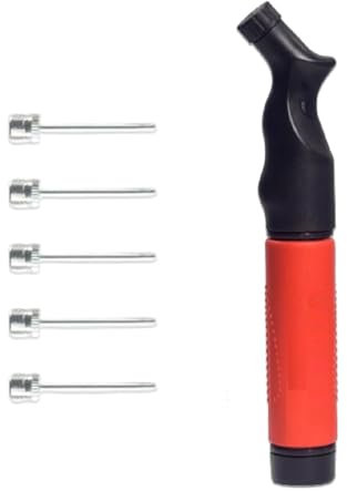 Active 100 Pompe à Ballon avec Aiguille – Pompe à Ballon de Sport Portable pour Football, Basket-Ball, Volley-Ball, Rugby et Plus Encore – Ensemble de Pompes de Football Parfait pour Les entraîneurs