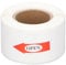 Segrehy Thermal Cable Label Oil Resistant Ink Thermal Printer Labels for Fiber Optic Network Cable Video Cable Identification 25x38mm 100PCS Roll (White)