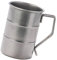 Ldabrye Tasses à café vintage portables en acier inoxydable avec joint en bambou pour les amateurs de voyage conviviaux