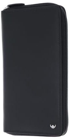 Golden Head Leder Ausweisetui Polo RFID Protect RV-Reise Brieftasche 4487 Schwarz