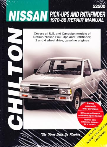 Nissan Pick Ups & Pathfinder (70 - 88) (Chilton) (Chilton's Total Car Care Repair Manual)
