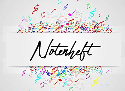 Notenheft: blanko - quer - 108 Seiten