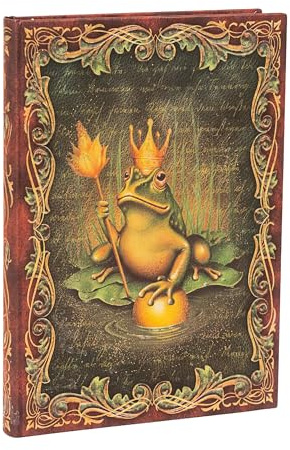 The Brothers Grimm, Frog Prince (Fairy Tale Collection) Midi Unlined Hardback Journal (Elastic Band Closure)