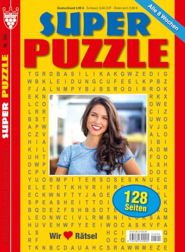Super Puzzle Nr. 504 VDZ54893 (140 Spiele mit Buchstaben und Zahlen)