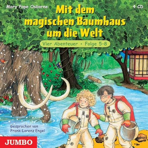 Mit dem magischen Baumhaus um die Welt: Folge 5-8: Im Land der Samurai; Gefahr am Amazonas; Im Reich der Mammuts; Abenteuer auf dem Mond (Das magische Baumhaus)