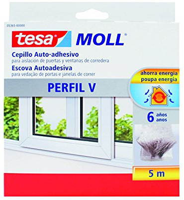 Cepillo para Ventanas Correderas Perfil V Tesamoll (5 m)