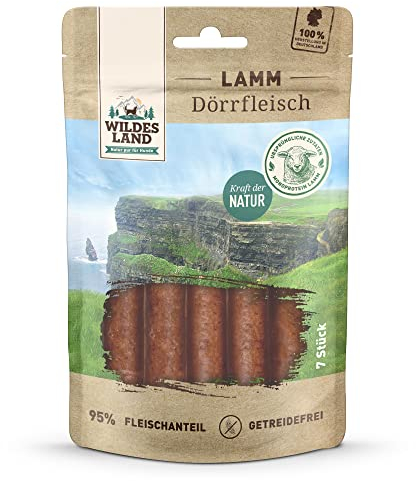 Wildes Land - Lamm - Dörrfleisch - 7 Stück - Snack