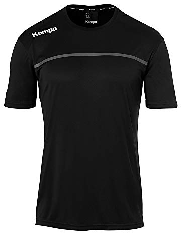 Kempa Herren T-Shirt Emotion 2.0 T-Shirt, Schwarz/Anthra, L, 200318401
