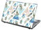 TaylorHe Folie Sticker Skin Vinyl Aufkleber mit bunten Mustern für 13-14 Zoll (34cm x 23,5cm) Laptop Skin Blätter & Federn, blau