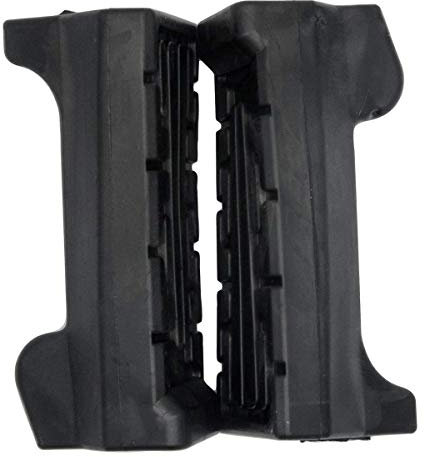 Maso Paire de repose-pieds avant pour moto YBR 125 Noir