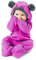 Cuddle Club Tuta in Pile per Neonati – Romper con Cappuccio Caldo e Versatile per Bimbi e Bambini Piccoli - Orsetto - Viola - 2 Anni