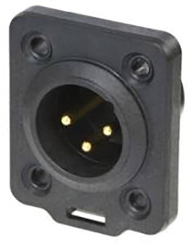 Neutrik NC3MDX-TOP XLR Connector Plug, Installation Number of Poles: 3, 1 Piece