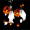 JOYIN Halloween-Lichterkette, Dekorationen, 30 LEDs, batteriebetrieben, Geister-Kürbis, 3D-Lichterkette mit 8 Beleuchtungsmodi für Zuhause, Innen- und Außenbereich, Halloween-Party-Dekoration
