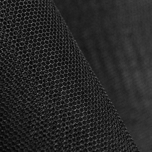LAS TELAS ... Tul por Metros, Ancho 1,50Mtrs. 1Mtr. (Negro)