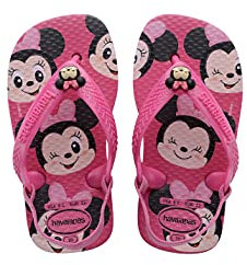 Havaianas Baby Disney Classics, Sandali Bambini, Rosa (Flusso Rosa), 19 EU