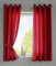 Gardinenbox 2er Set Vorhänge Schal Ösen »Berlin« HxB 175x140 cm Bordeaux Blickdicht Microsatin Lichtdurchlässig Uni Matt, 20405N2