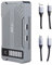 Fiorky M.2 NVME SSD RAID Case HDD Solid State Case 20Gbps Dual Bay Array Mobile Hard Drive Enclosure M-key USB3.2 Gen2 for Windows Macbook PC