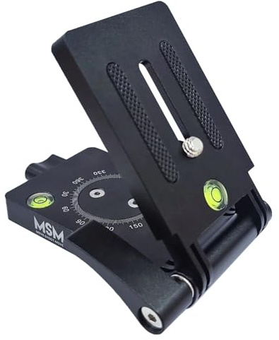 V Pan Tilt, 360° Panning and 270° Tilting, Easy and Quick to Lock, Fold and Extend with the new Built-in Knob, Strong to Hold 4Kg Load (V Platform x 1pcs)