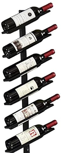 Sywlwxkq Portabottiglie da Vino in Ferro battuto a Parete può Essere impilato in Posizione obliqua Portabottiglie da Vino Espositore Decorativo per casa, Ristorante, Bar