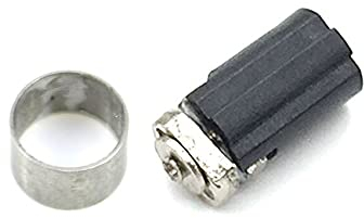 NSLikey Spin Axis Barrel Hinge Rotierender Schaft für Nintendo DS Lite NDSL Ersatz (schwarz)