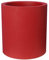 Pot à Bac Granit Rond, 30cm Diamètre, Rouge