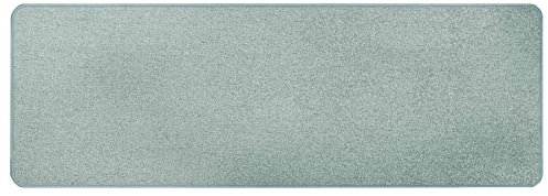 Primaflor Kurzflor Wohnzimmerteppich - Manila, Mintgrün, 67x180 cm, Viele Größen und Farben, Moderner Teppich für Kinderzimmer, Arbeits- und Schlafzimmer, Fußbodenheizung geeigneter Teppichläufer