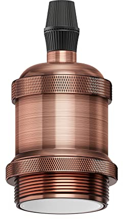 ledscom.de E27 Fassung RETRA, bronze, 230V AC, max. 60W