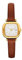 KOMONO Moneypenny Gold Black Japanische Analoge Quarzuhr für Damen mit Lederarmband