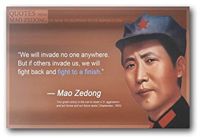 Mao Zedong Motivierende inspirierende Zitate Poster Leinwand Kunstdruck Moderne Familie Schlafzimmer Dekor Poster 30 x 45 cm