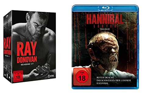 Ray Donovan - Seasons 1-7 [28 DVDs] & Hannibal Lecter Trilogie [Blu-ray]