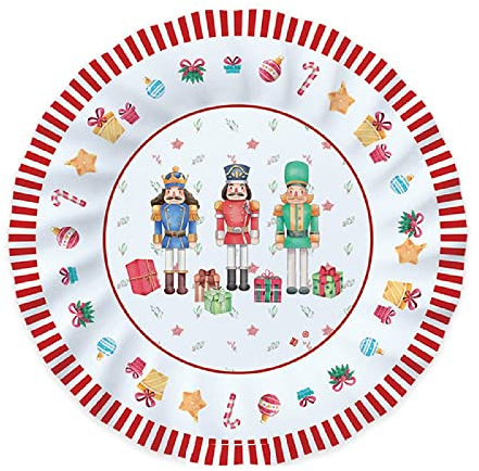 gioco Piatti Fondi 24 cm Schiaccianoci 6 pezzi