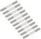 METALLIXITY Double Terminal Goujon Vis (M6 Filetage 50mm Longueur) 20Pcs 304 Inox Acier Double Fileté Barre Boulons - pour Maison Entretien