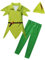 Lito Angels Peter Pan Kostüm Kleid Verkleidung mit Hut für Kinder Jungen Größe 7-8 Jahre 128, Grün (Tag-Nummer 130)