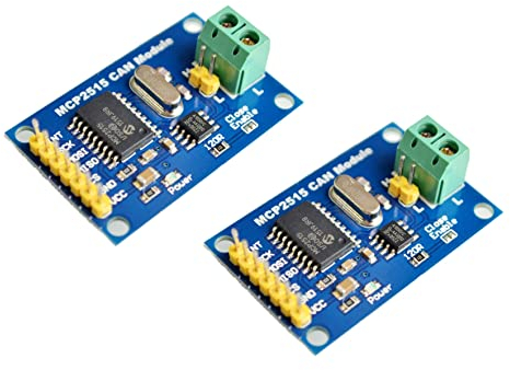 TECNOULAB 2 Stück MCP2515 CAN-Bus-Modul TJA1050 SPI-Empfängermodul