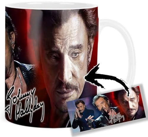 MasTazas Johnny Hallyday Tasse Ceramique Mug