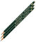 Faber-Castell 119002 - Bleistift Castell 9000, Härtegrad 2B, 1 Stück (Packung mit 3)