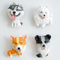 Cute Dogs Magnet for Dogs Lovers, Husky, Samoyed, Border Collie, Corgi, Strong Refrigerator Magnets Decorative for Kitchen Office Classroom Decor…