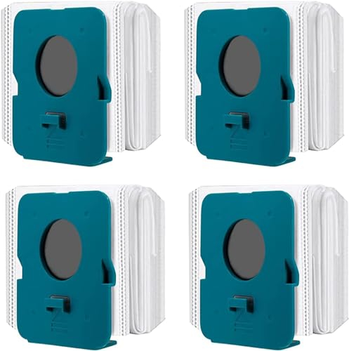 wadafen 6 Sac à poussière Clean Station pour Samsung Bespoke Jet VCA-ADB95,Sacs de Rechange pour Aspirateur,Sacs à Poussière de Rechange,Sacs d'élimination la Saleté Clean